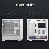 Antec NX416L-W midi tower behuizing - thumbnail