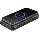 Sandberg Survivor Powerbank 10000 PD22W 10000 mAh Draadloos opladen Zwart - thumbnail