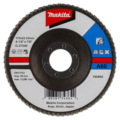 Makita Accessoires Lamellenschuursch. 115x22 K60 - D-27040 Makita Accessoires Lamellenschuursch. 115x22 K60 - D-27040