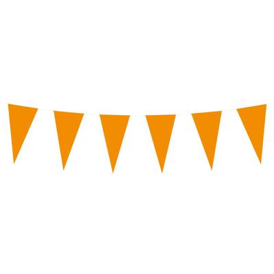 Boland Papieren vlaggenlijn oranje, 10mtr.
