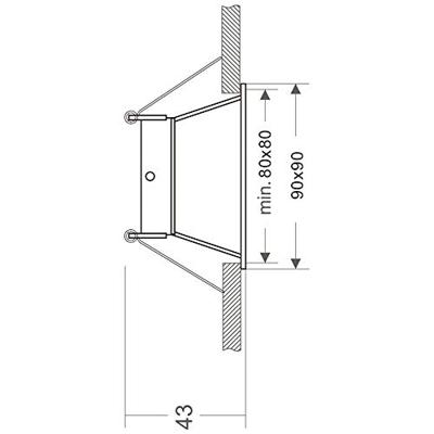 Deko Light Arktur 110020 Plafondinbouwring LED, Halogeen GU5.3, MR16 35 W Signaalwit (RAL 9003) Deko Light Arktur 110020 Plafondinbouwring LED, Halogeen GU5.3, MR16 35 W Signaalwit (RAL 9003)