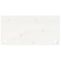 Bureaublad 80x40x2,5 cm massief grenenhout wit - thumbnail