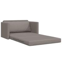 Slaapbank 110cm Taupe Stof - thumbnail