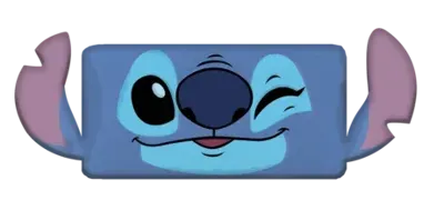 Stitch sierkussen 'knipoog' 27 x 45 cm