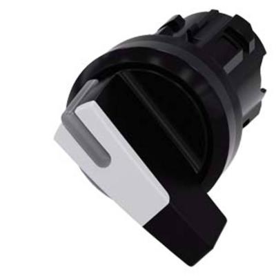 Siemens 3SU10022CF600AA0 3SU1002-2CF60-0AA0 Knevelschakelaar Knevel Wit 1 x 90 ° 1 stuk(s)