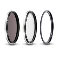 NiSi 95mm Swift Add on Kit - ND16 (1,2) 4 diafragma's Neutraal grijsfilter + Black Mist 1/4 Diffusie Effect Filter + 95 mm adapterring - thumbnail
