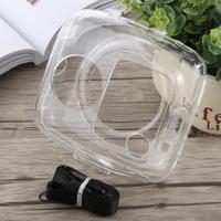 Beschermende Crystal Shell Case met riem voor FUJIFILM instax SQUARE SQ10 (transparant) - thumbnail