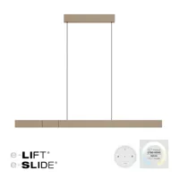 Neuhaus PURE Hanglamp e-Lift + e-Slide L 120-200 cm champagne - thumbnail