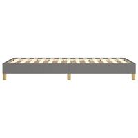 Boxspringframe stof donkergrijs 100x200 cm - thumbnail