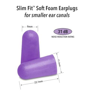 Macks soft Foam Earplugs Slim Fit