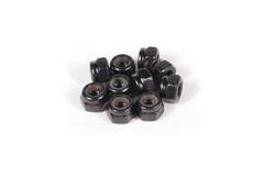 M4 Nylon Locking Hex Nut (Black) (10pcs) (AX31051)