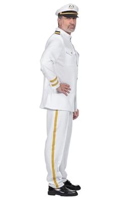 Luxe navy officier kostuum