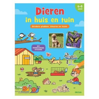 Deltas Stickerboek - dieren in huis en tuin