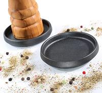 ZASSENHAUS - Keukenhulpen - Molenonderzetter Set/2-Zwart - thumbnail