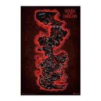 Poster House of the Dragon - Map Westeros 61x91,5cm - thumbnail