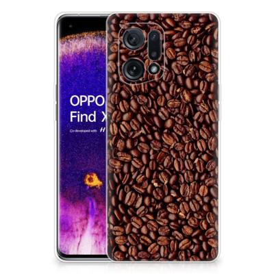 OPPO Find X5 | Siliconen Case | Koffiebonen