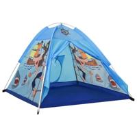 VidaXL Kinderspeeltent met 250 ballen 120x120x90 cm blauw - thumbnail