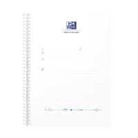 Oxford Floral hardcover spiraalschrift, ft B5, 60 vel, gelijnd, 3 geassorteerde designs - thumbnail