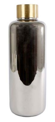 Vaas Sanne L zilver glas 10x10x36cm