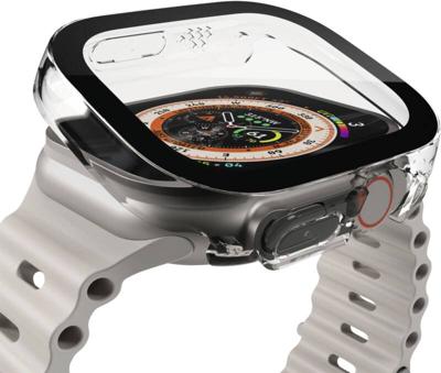 Vonmahlen Thin Case for Apple Watch Ultra 1/2/3 49mm Transparent