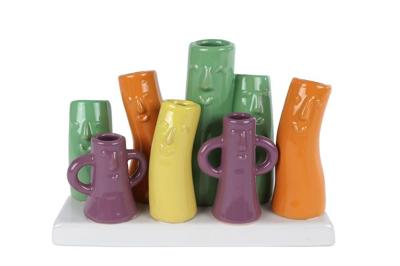 VaasFace 8x kleur aardewerk