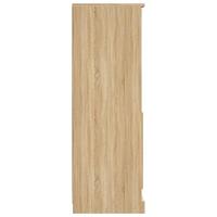 Hoge kast 36x35,5x103,5 cm bewerkt hout sonoma eikenkleurig - thumbnail