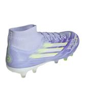adidas F50 Sparkfusion Pro Gras / Kunstgras Voetbalschoenen (MG) Dames Paars Geel - thumbnail
