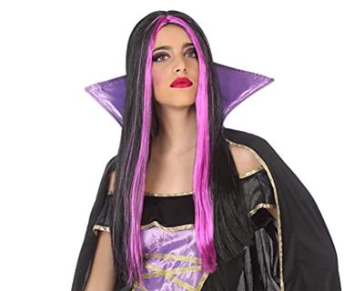 Halloween pruik Paars Fuchsia Halloween pruik Paars Fuchsia