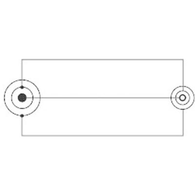 SpeaKa Professional SP-7870252 Jackplug Audio Adapter [1x Jackplug male 6,3 mm - 1x Jackplug female 3,5 mm] Zwart