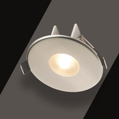 Häsler Inbouwspot Blanes Incl. Fase Aansnijding Dimbaar 8 cm 4 Watt Warm Wit RVS - Set 1 Spot