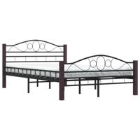 Bedframe metaal zwart 120x200 cm - thumbnail