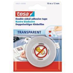 tesa 64621-00000-07 Dubbelzijdige tape Transparant (l x b) 10 m x 12 mm 1 stuk(s) tesa 64621-00000-07 Dubbelzijdige tape Transparant (l x b) 10 m x 12 mm 1 stuk(s)