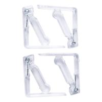 Wicotex Tafelkleedklem Plastic Transparant 4st. - thumbnail