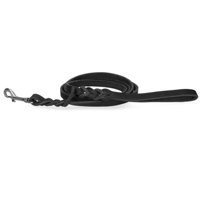 Spotted! Pro Leren Showlijn Zwart 1,8 x 180 cm (Musketon)