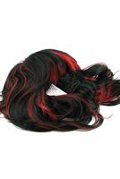 Courtney Pruik - Zwart / Rood - thumbnail