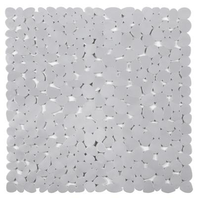 Differnz Lapis inlegmat douche antislip laag 100% PVC 54 x 54 cm grijs