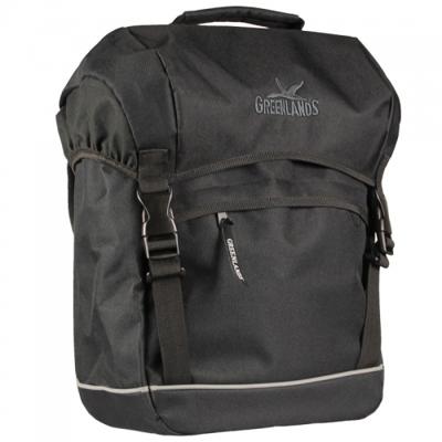 Greenlands Fietstas travel 20 liter 30 x 37 x 17 cm - zwart