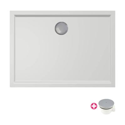 Xenz Mariana douchebak - 110x80x7 - Acryl - wit 6933-01