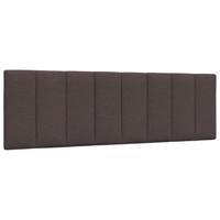 Bedframe zonder matras "Hanko" stof donkerbruin 160x200 cm - thumbnail