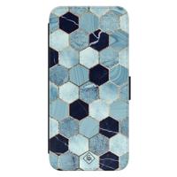Samsung Galaxy S23 flipcase - Blue cubes - thumbnail