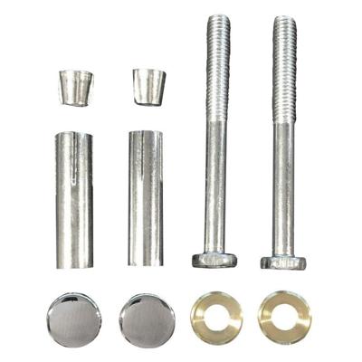 Schroevenset (2 st) tbv supportbeugels chroom