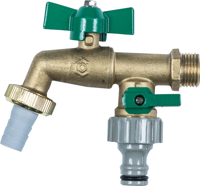 Cornat Dubbeldienst-Kogelkraan 1/2 Ms - T300805 - thumbnail