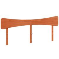 Bedframe zonder matras massief grenenhout wasbruin 200x200 cm - thumbnail