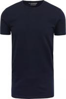 Garage Bodyfit T-shirt R-neck Basic T-shirts Navy - thumbnail