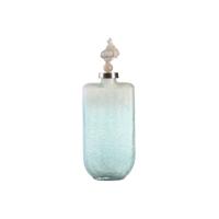 Vaas DKD Home Decor Blauw Aluminium Kristal Schelp Mediterrane 9 x 17 x 43 cm - thumbnail