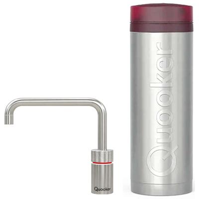 Quooker Nordic Square Kokendwaterkraan Single Tap Set - Kokend Water - RVS - Inclusief PRO3 Reservoir