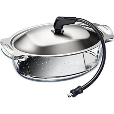 Electrolux S.STEAMKIT ovenonderdeel & -accessoire Zwart, Roestvrijstaal, Transparant Glas, Roestvrijstaal Stoomset