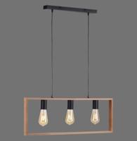 Just Light Landelijke hanglampFranky 3-lichts - 15652-18 - thumbnail