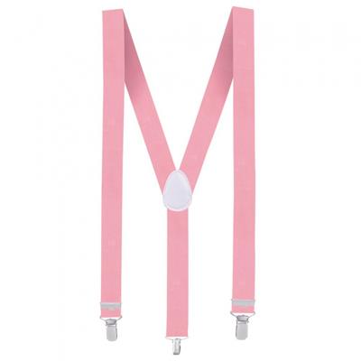 Bretels basic lichtroze