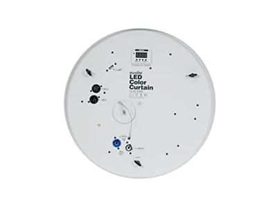 Eurolite led kleuren gordijn rond RGB